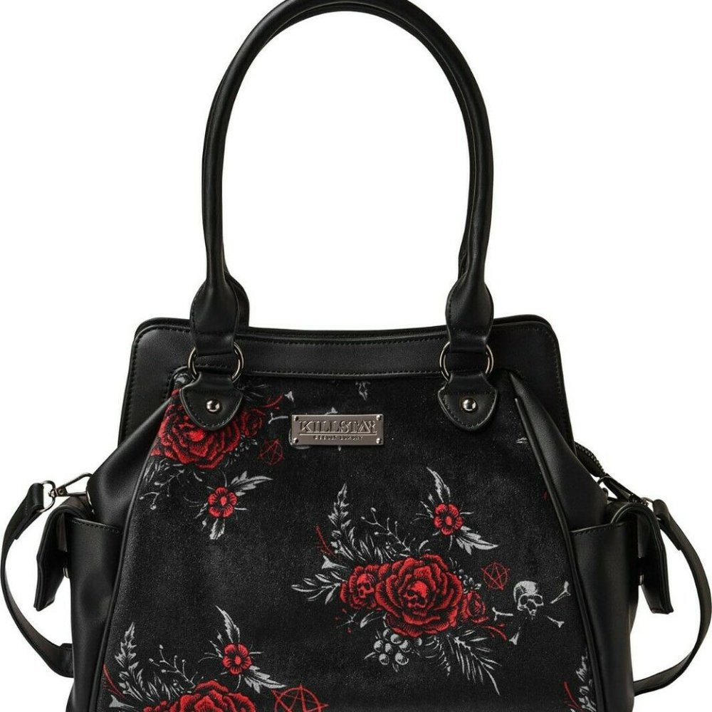 Rosalia Velvet Handbag killstar